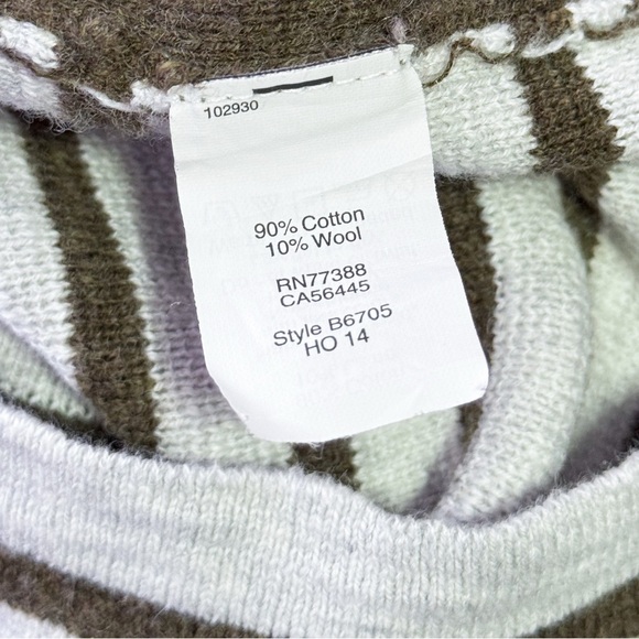 Madewell | Striped Cotton-Wool Blend Pullover Sweater | Size S | EUC - Picture 7 of 8